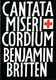 Benjamin Britten: Cantata Misericordium Op69: SATB: Vocal Score