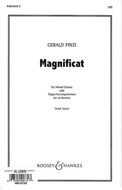 Gerald Finzi: Magnificat op. 36: SATB: Vocal Score