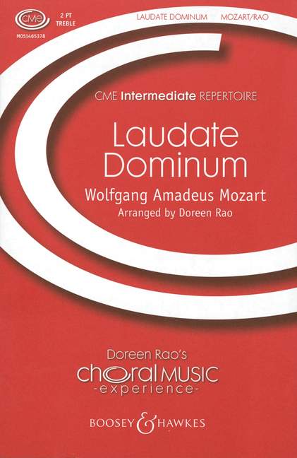Wolfgang Amadeus Mozart: Laudate Dominum: Treble Voices: Vocal Score