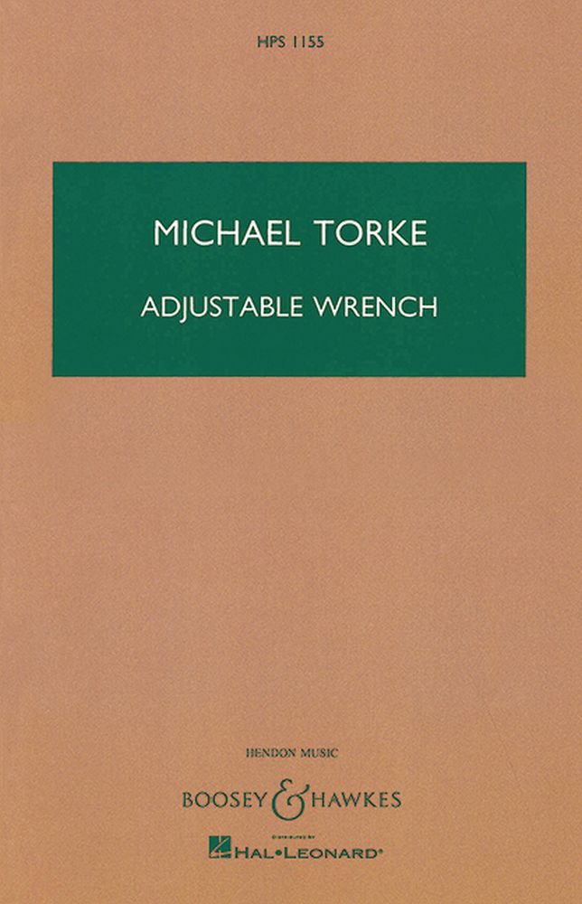 Michael Torke: Adjustable Wrench: Chamber Ensemble: Score