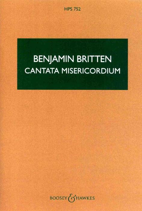 Benjamin Britten: Cantata Misericordium op. 69: SATB