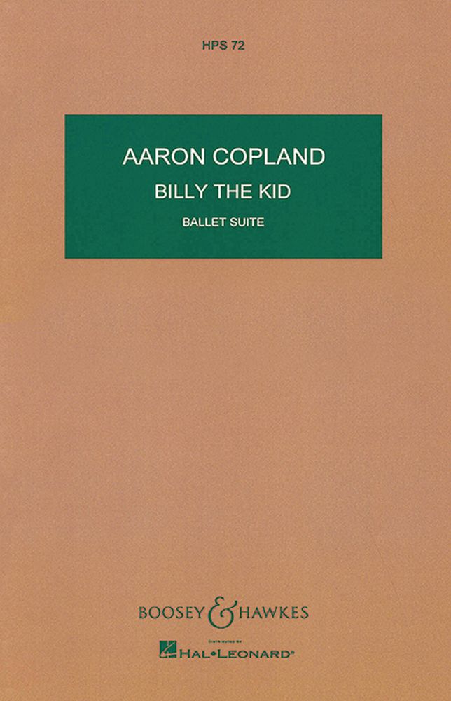 Aaron Copland: Billy The Kid - Ballet Suite: Orchestra: Miniature Score