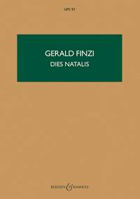 Gerald Finzi: Dies natalis op. 8: Soprano or Tenor