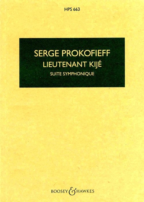 Sergei Prokofiev: Lieutenant Kijé op. 60: Orchestra: Study Score