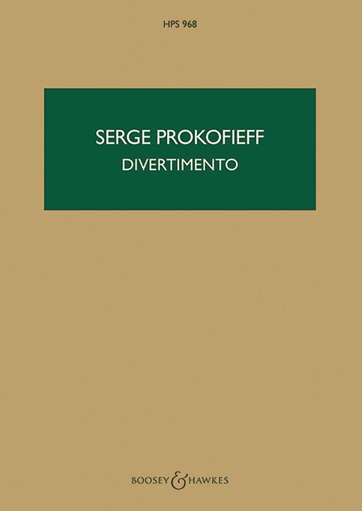 Sergei Prokofiev: Divertimento op. 43: Orchestra