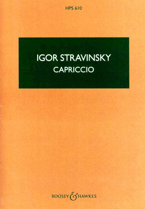 Igor Stravinsky: Capriccio: Piano