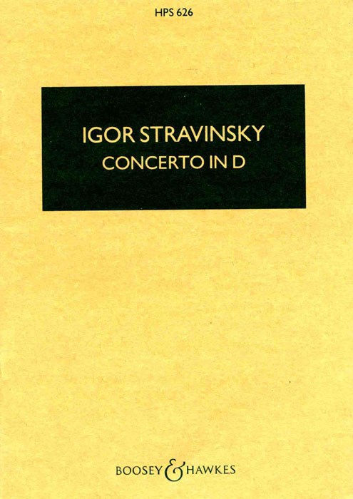 Igor Stravinsky: Concerto in D: String Orchestra