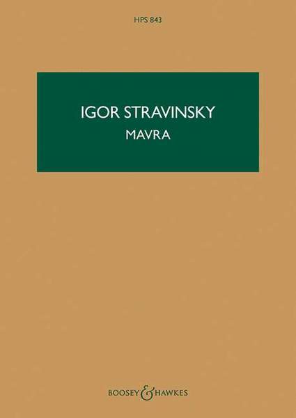 Igor Stravinsky: Mavra: Orchestra