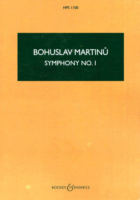 Bohuslav Martinu: Symphony No. 1: Orchestra: Score