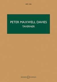 Peter Maxwell Davies: Taverner: Orchestra: Study Score