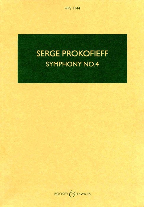 Sergei Prokofiev: Symphony No.4 Revised Version Op.112: Orchestra: Study Score