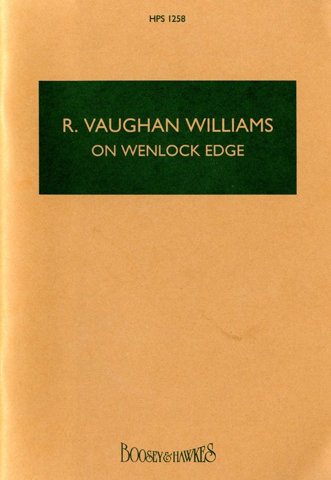 Ralph Vaughan Williams: On Wenlock Edge: Tenor: Score
