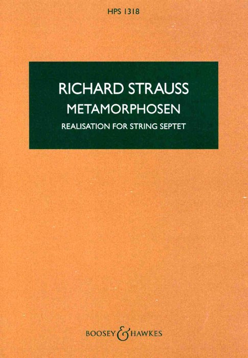 Richard Strauss: Metamorphosen: String Ensemble: Score