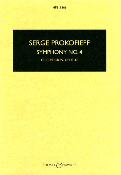 Sergei Prokofiev: Symphonie 4 Op.47: Orchestra: Study Score