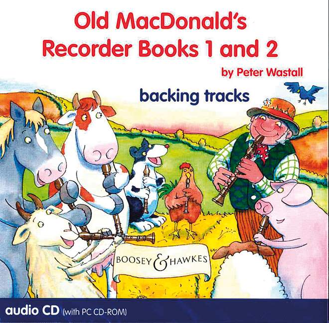 Peter Wastall: Old MacDonald's Recorder Book Vol. 1/2: Descant Recorder: Backing