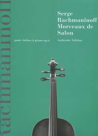 Sergei Rachmaninov: Morceaux De Salon Op.6: Viola: Instrumental Work