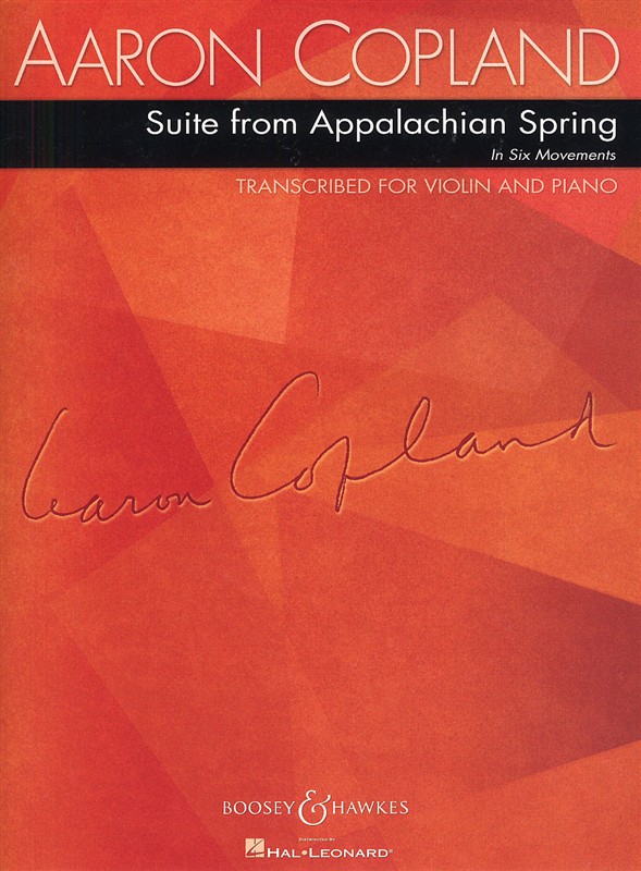 Aaron Copland: Suite from Appalachian Spring: Violin: Instrumental Work