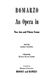 Alberto Ginastera: Bomarzo: Opera