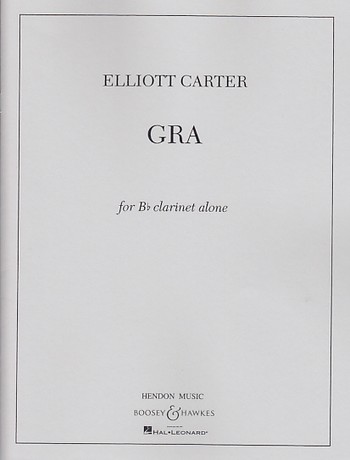Elliott Carter: Gra: Clarinet: Instrumental Work