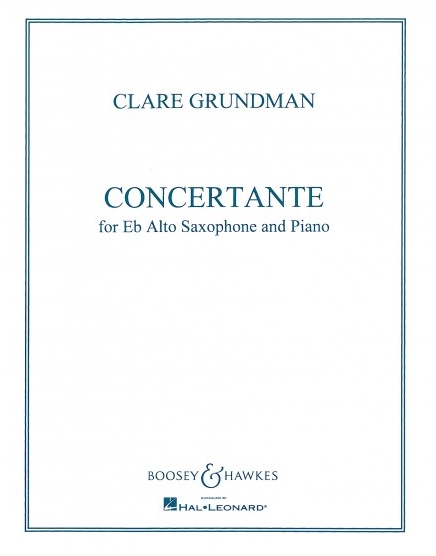 Clare Grundman: Concertante: Alto Saxophone: Instrumental Work