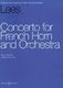 Benjamin Lees: Horn Concerto: French Horn