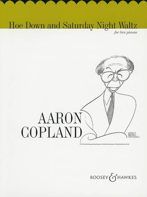 Aaron Copland: Hoe Down And Saturday Night Waltz: Piano Duet: Parts