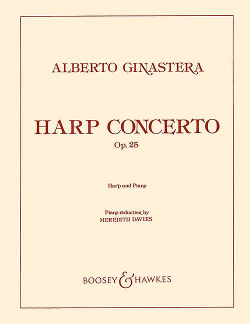 Alberto Ginastera: Harp Concerto Op. 25: Harp
