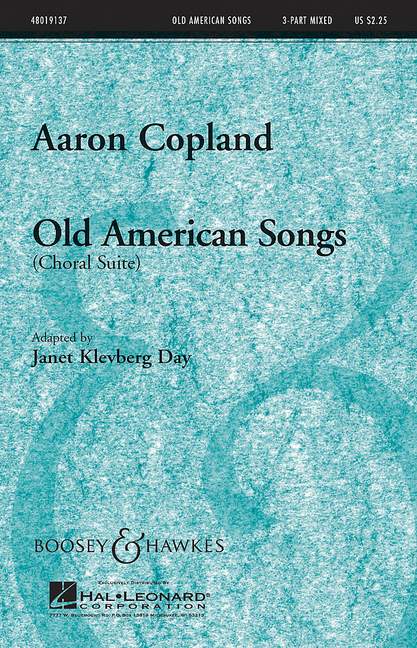 Aaron Copland: Old American Songs (SAB): SAB: Vocal Score