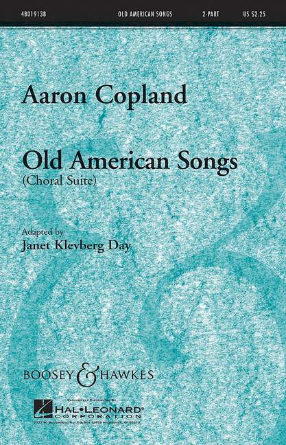 Aaron Copland: Old American Songs (SA): Children's Choir: Vocal Score