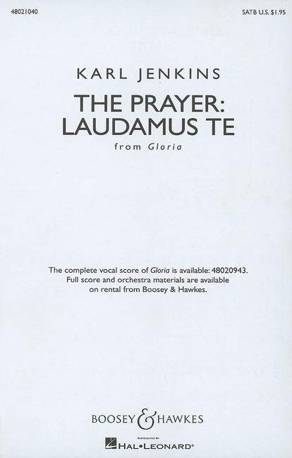 Karl Jenkins: The Prayer: Laudamus te: SATB: Vocal Score