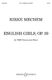 Kirke Mechem: English Girls Op. 39: TBB: Vocal Score