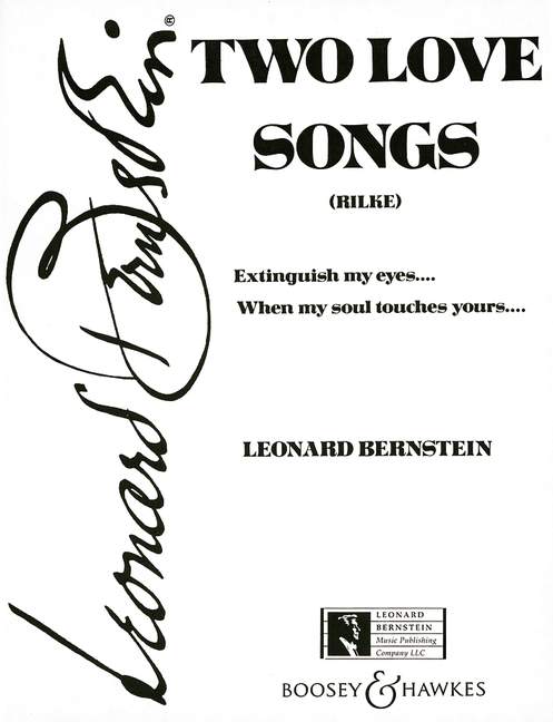 Leonard Bernstein: Two Love Songs: High Voice: Vocal Work