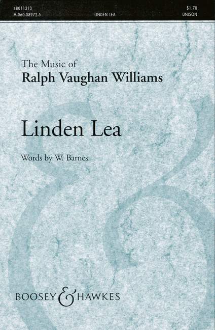 Ralph Vaughan Williams: Linden Lea: Unison Voices: Vocal Score