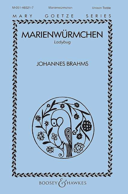 Johannes Brahms: Marienwrmchen o. op.: Unison Voices