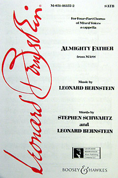 Leonard Bernstein: Almighty Father: SATB: Vocal Score