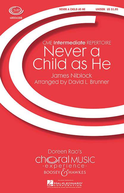 James Niblock: Never A Child As He: Unison Voices