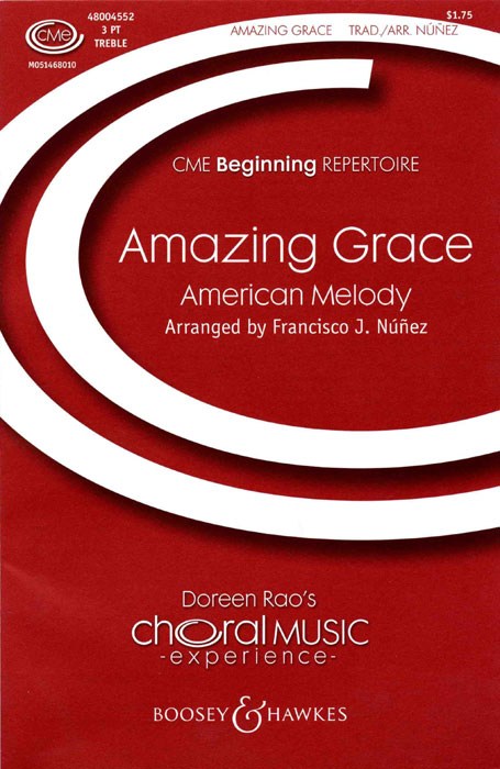 Francisco J. Núñez: Amazing Grace: SSA: Vocal Score