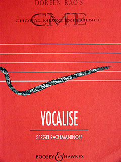 Sergei Rachmaninov: Vocalise: Treble Voices: Vocal Score