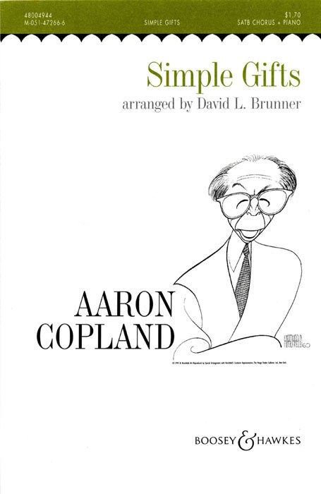 Aaron Copland: Simple Gifts: SATB: Vocal Score
