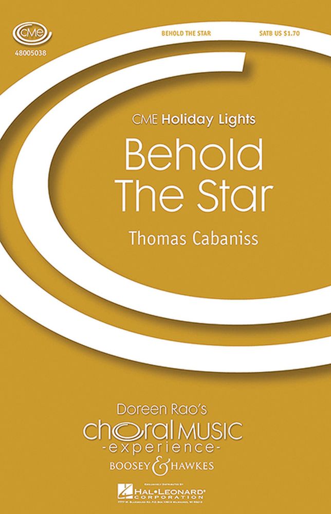 Thomas Cabaniss: Behold the Star: SATB