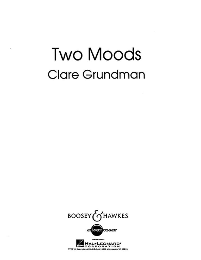 Clare Grundman: 2 Moods Overture: Concert Band