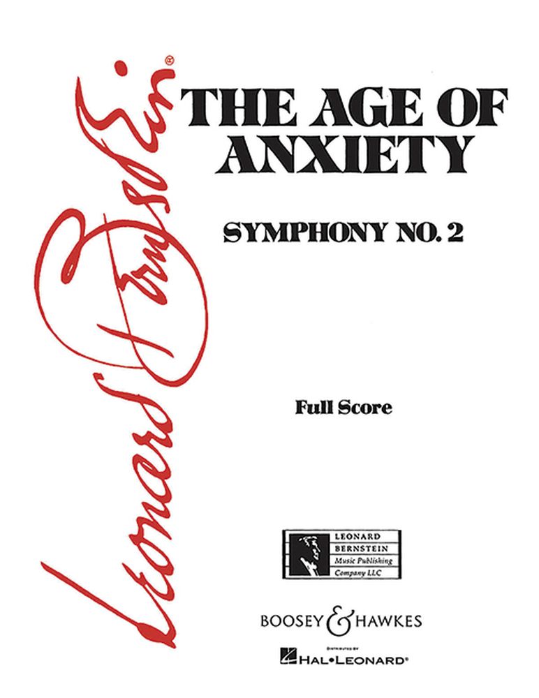 Leonard Bernstein: Age Of Anxiety [Symphony 2]: Piano: Score