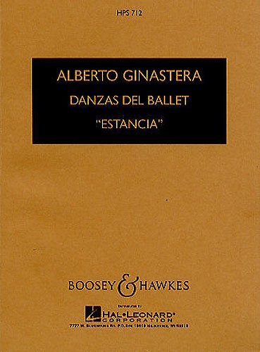 Alberto Ginastera: Four Dances from the ballet Estancia op. 8a: Orchestra: Study