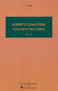 Alberto Ginastera: Concerto per Corde op. 33: String Ensemble
