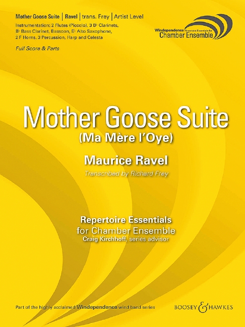 Maurice Ravel: Mother Goose Suite: Chamber Ensemble: Score and Parts