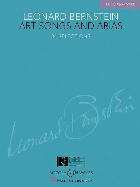 Leonard Bernstein: Art Songs And Arias: Medium Voice: Vocal Album