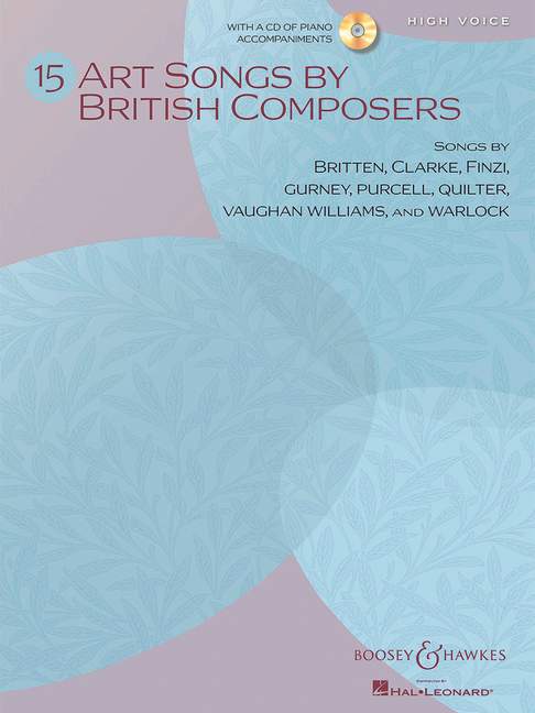 15 Art Songs by British Composers: High Voice: Vocal Album