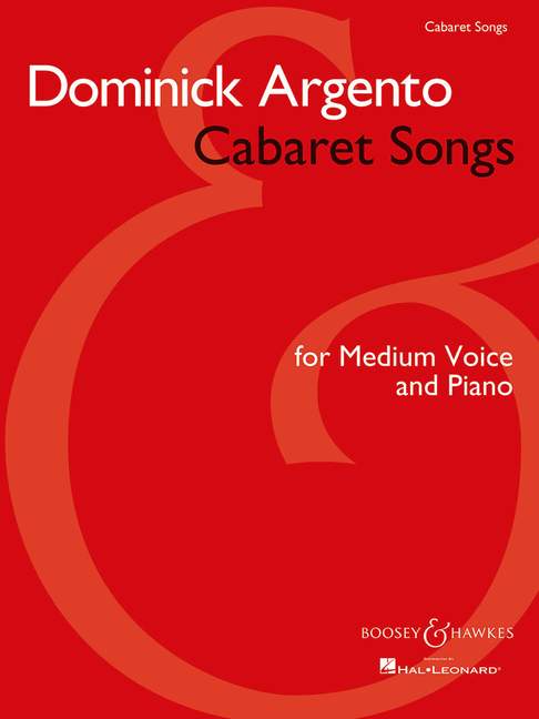 Dominick Argento: Cabaret Songs: Medium Voice: Vocal Album