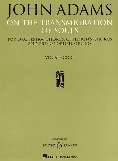 John Adams: On the Transmigration of Souls: Children's Choir: Vocal Score