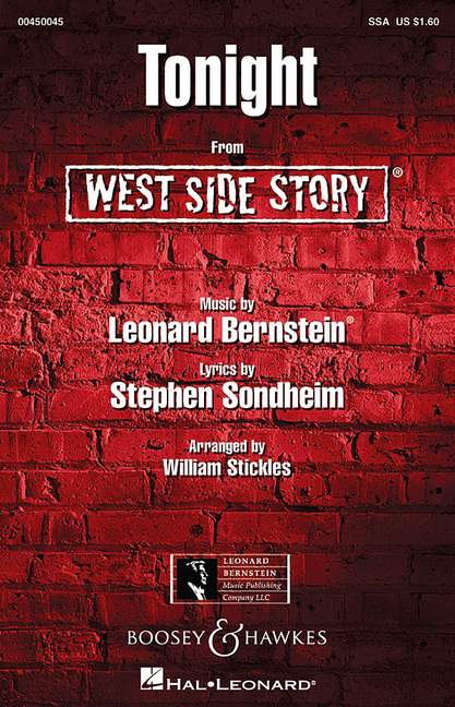 Leonard Bernstein: Tonight: SSA: Vocal Score